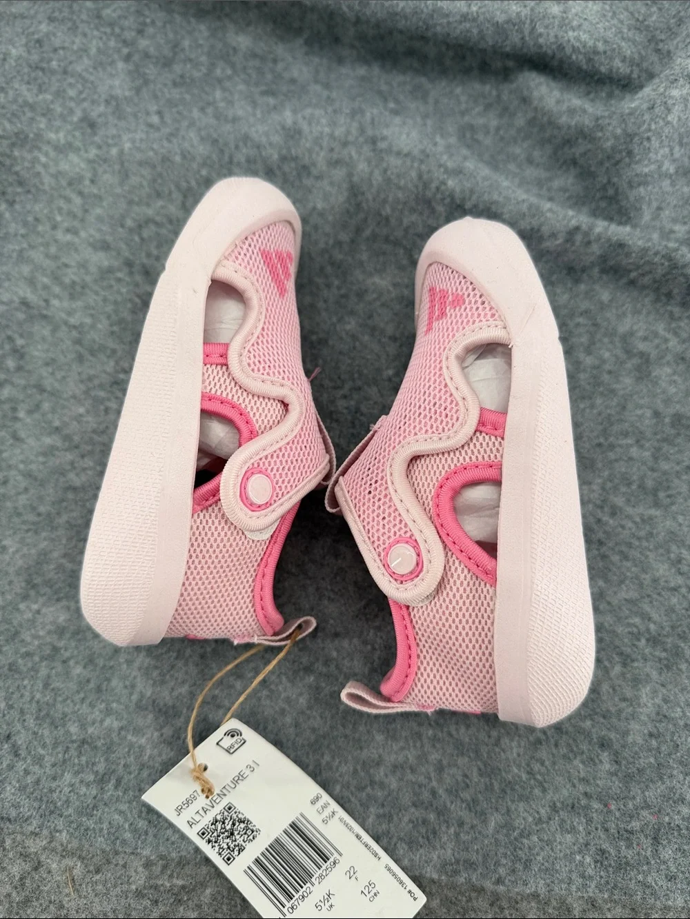 Adidas pink ALTAVENTURE 3.0 SHOES quick dry sandals  kids size 51/2 NWT